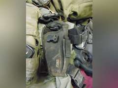 Group of various gas masks, bags & other items SEE PICS