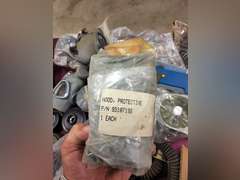 Group misc: gas mask parts, filters, masks, hoses & other SEE PICS