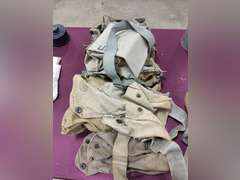 Group of empty mask bags