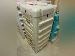 Plastic military case approx 16"x 16"x 46"