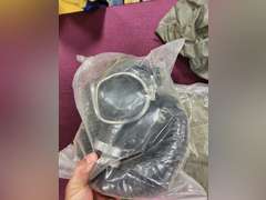 Group misc: gas masks, protective suit, test kits & other SEE PICS