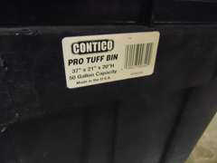 Contico Xtreme Tuff Pro 50 gal Bin approx 37" x 21" x 20"