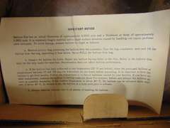 2 Meteorological balloons (conditions unknown)