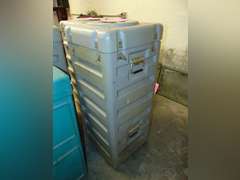 Plastic military case approx 16"x 16"x 46"