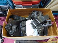 Group of various gas masks & other items SEE PICS
