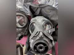Approx 6 Avon S10 (unsure) gas masks (most look never used)