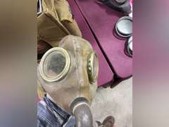 Believe to be an Italian M33 Gas mask set