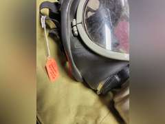 Group: gas masks, gloves, & other SEE PICS