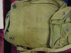 Group misc: bags, parts, protective trousers & hood, & other SEE PICS