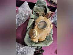 2 gas masks & other misc items SEE PICS