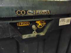 Contico Xtreme Tuff Pro 50 gal Bin approx 37" x 21" x 20"