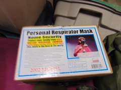 Protective suit, various masks & other SEE PICS