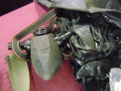 Group misc: NIP Medtronic Physio-Controls, respirators, gloves, NIP Loc-Line modular hose pieces & other