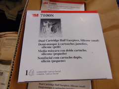 10 NEW 3M 7100S respirator Half Face piece (small)