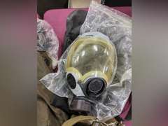 Group: gas masks, bags & other SEE PICS