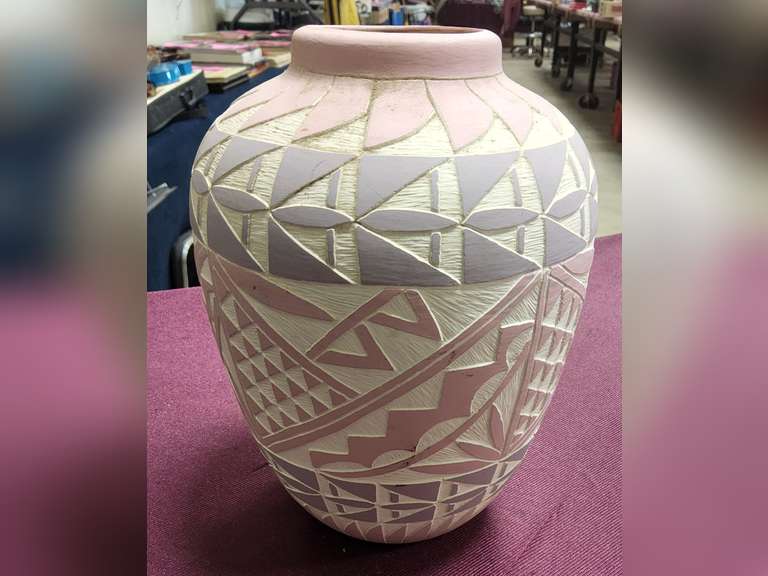 1 Native American vase by FA (Acoma, NM)