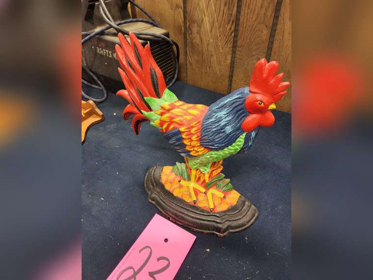 Cast iron Rooster Door Stop