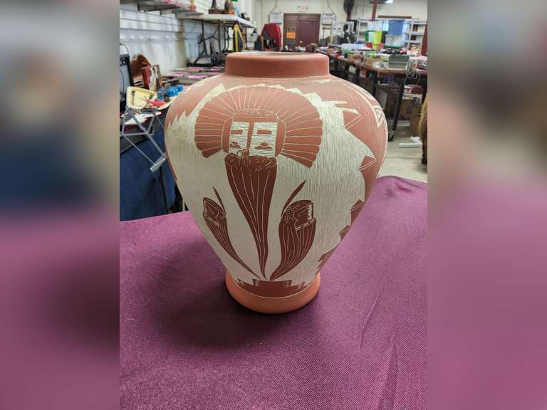 1 Native American vase by A. Concho (Acoma, NM)