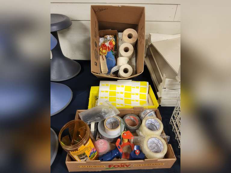 Group: tape, labels, price tags & other