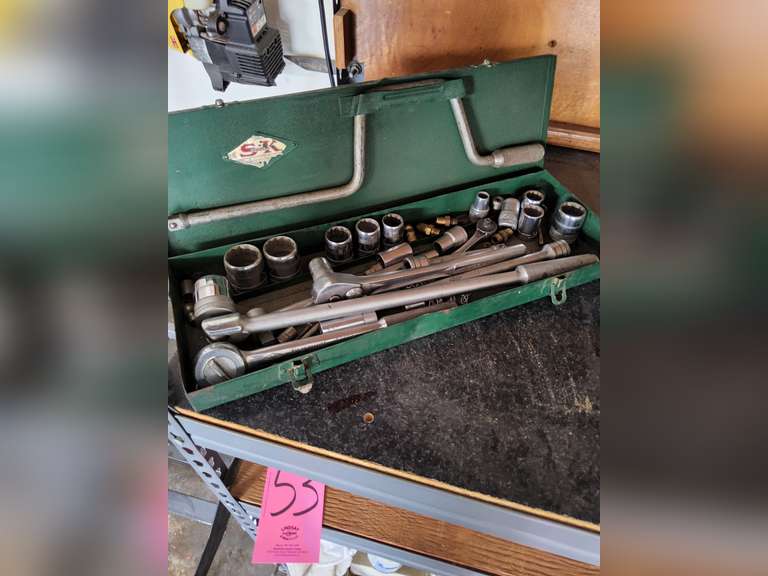 Various sockets, ratchets, & other (craftsman/mostly SK)