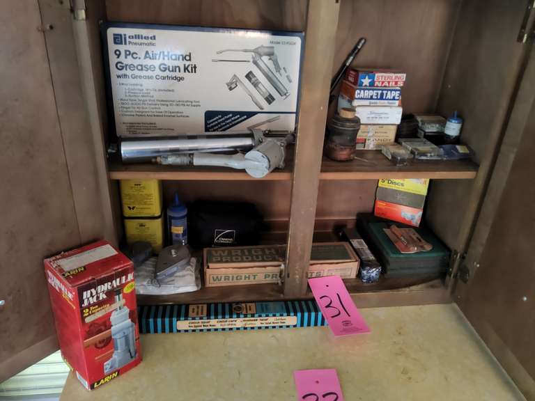 Contents in cabinet (cabinet NOT included) SEE PICS