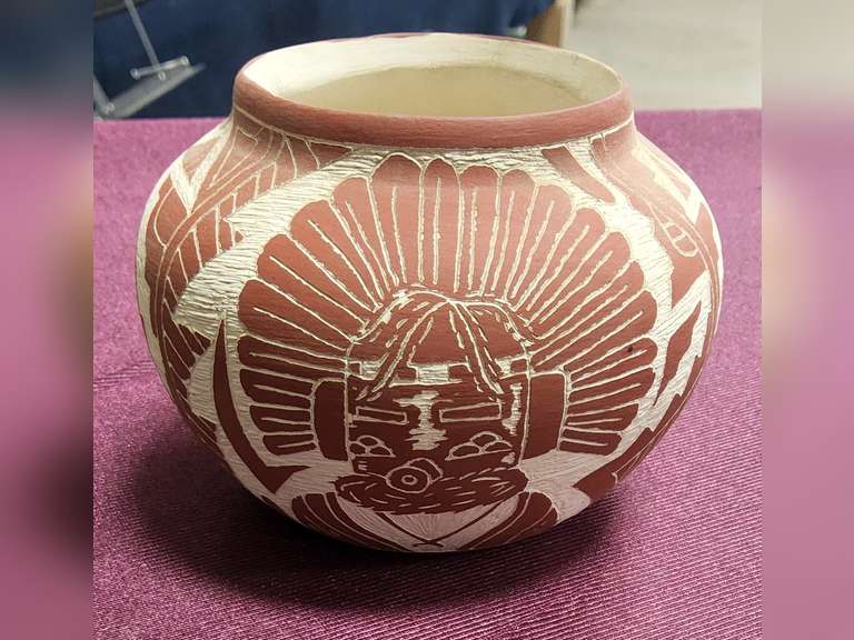 1 Native American vase by A. Concho (Acoma, NM)