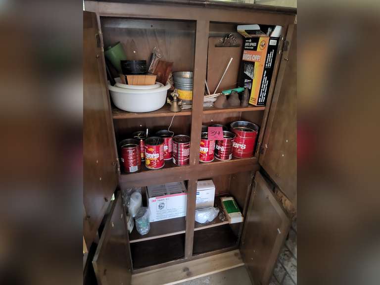 Contents in cabinet (cabinet NOT included) SEE PICS
