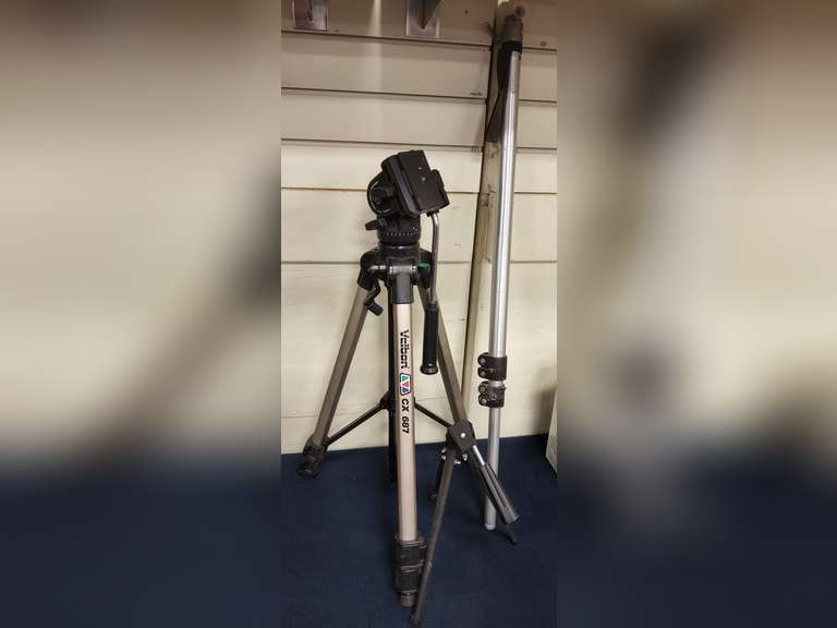 2 camera tripods & monopod