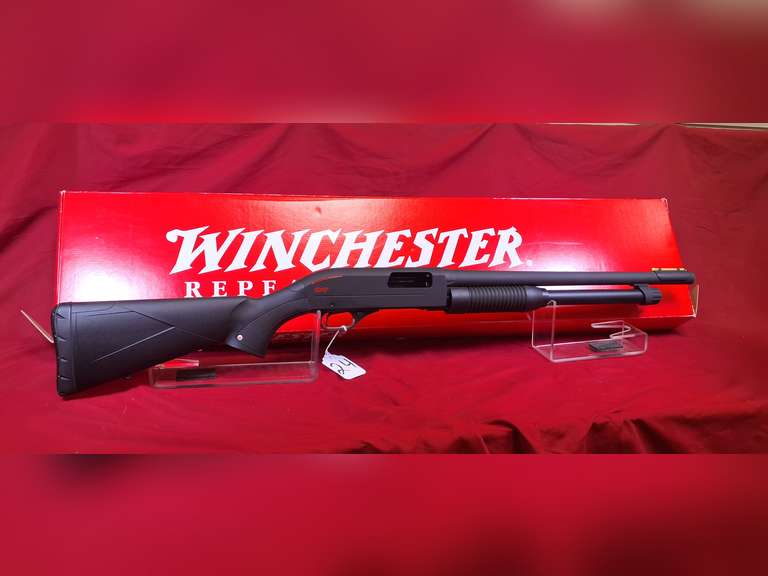 Winchester Mod: SXP Defender, 12ga pump shotgun, Ser#: 12AZR15358 , 18" plain brl, 2-3/4" & 3" chamber, with box & book, 98%