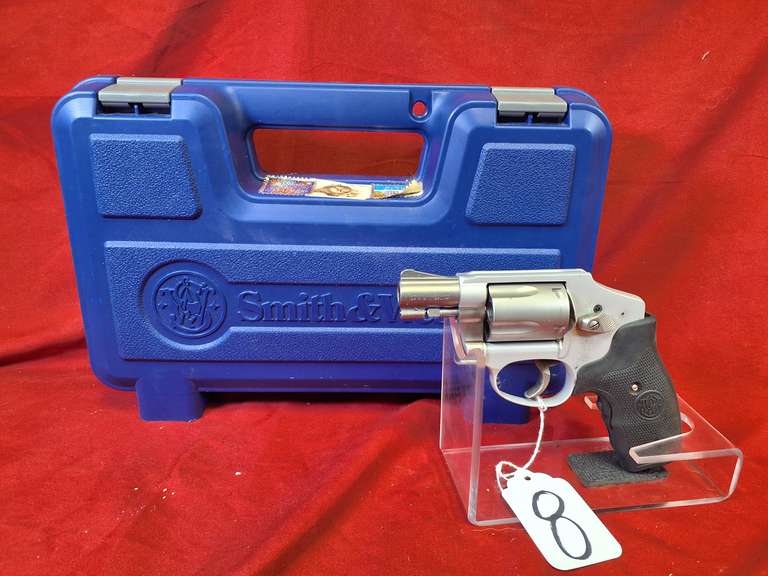 S&W Mod: 642-2, 38 spcl revolver, Ser#: DAZ6455 , 1-7/8" brl, airweight, laser grip, case, book, 98%