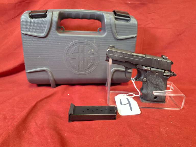 Sig Sauer Mod: P338, 9mm pistol, Ser#: 52E092397 , 3" brl, 1 mag, box, book, 94%