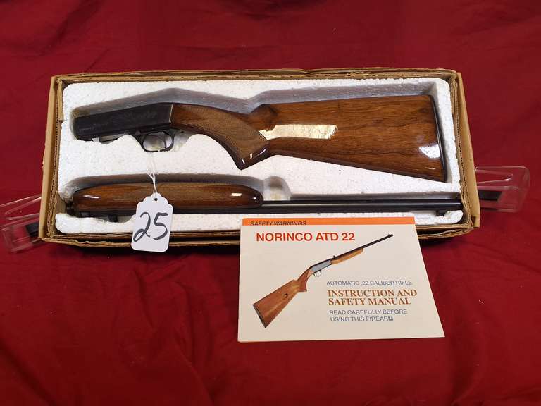 Norinco Mod: ATD, 22 cal semi auto rifle, Ser#: 511686 , 19" brl, take down, box & book, 98%