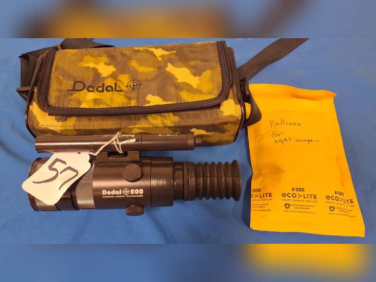 Dedal Mod: 200 Night Vision Scope with 20MW infrared illuminator, case, batteries