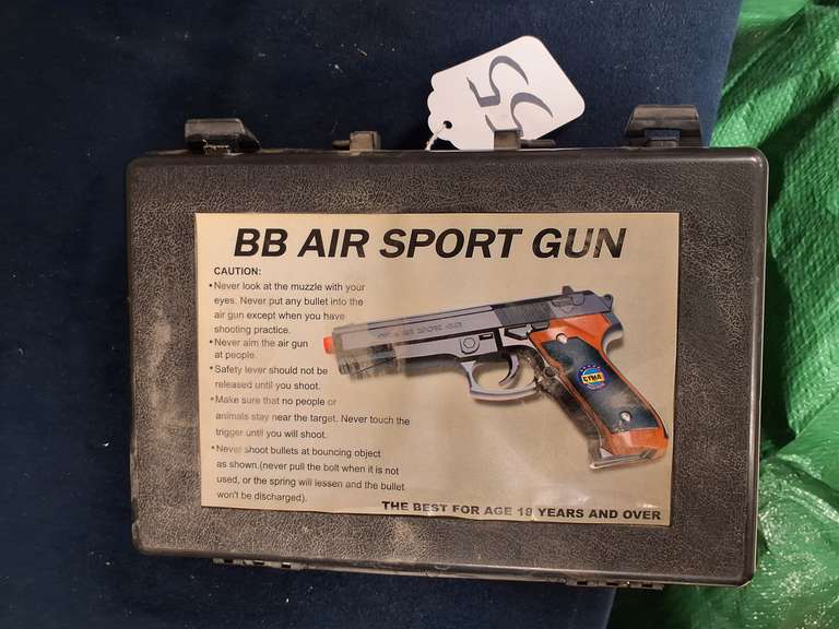Cyma BB air soft sport gun with case & some BBs