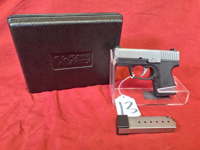 Kahr Mod: PM9, 9mm pistol, Ser#: 1D4518 , 3" brl, 1 mag, 2 toned, case, book, 98%