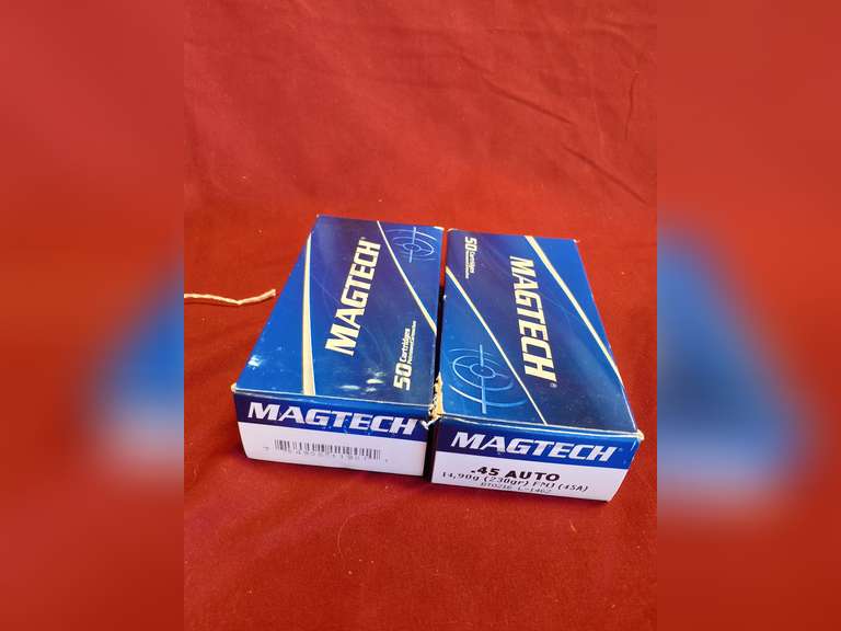 Qty 2 -- Boxes of 100rds 45ACP