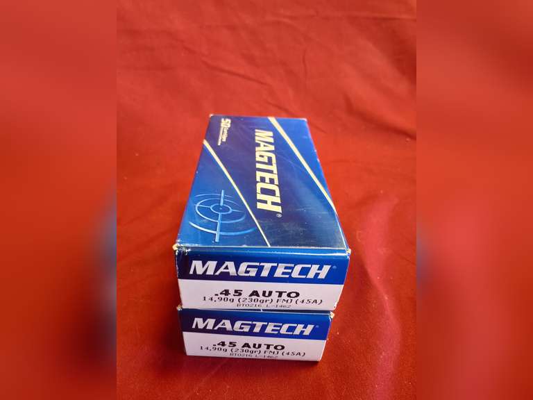 Qty 2 -- Boxes of 100rds 45ACP