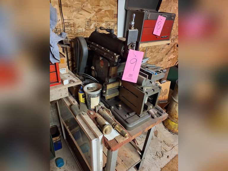 Vintage Atlas metal shaper with stand & other SEE PICS (untested)