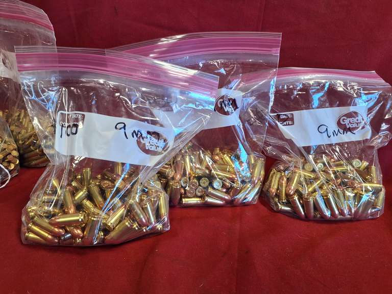 3 bags -- 300rds 9mm ammo