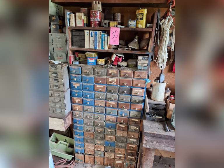 Sorter bin with contents SEE PICS