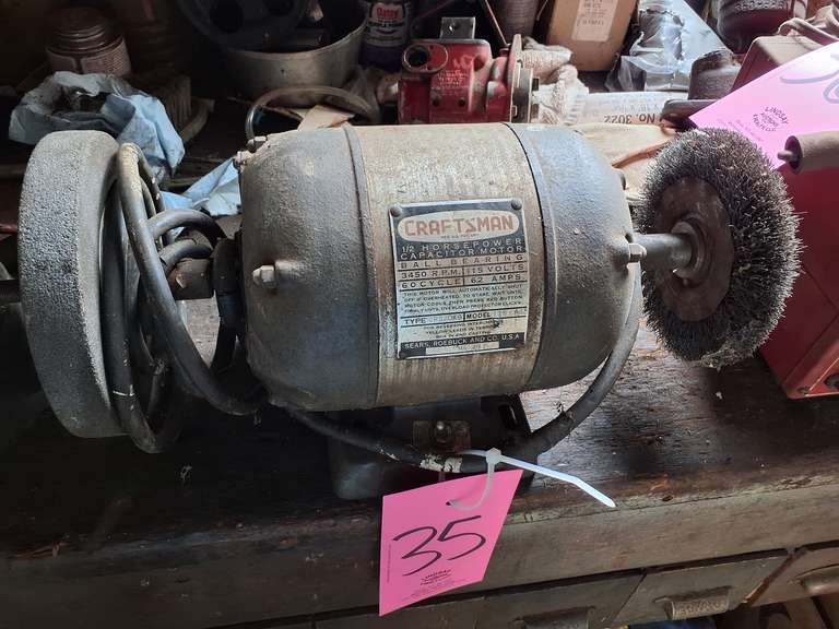 Craftsman 1/2hp bench grinder (untested) SEE PICS