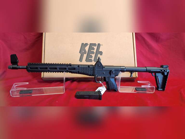 NIB Kel-Tec Mod: Sub2000, 9mm carbine rifle, Ser#: FST65, 1 mag, box, takes glock mags, 98%