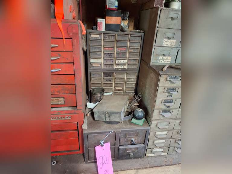 3 sorter bins with contents SEE PICS