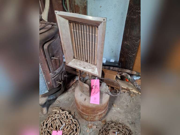 Propane heater (untested, level unknown)
