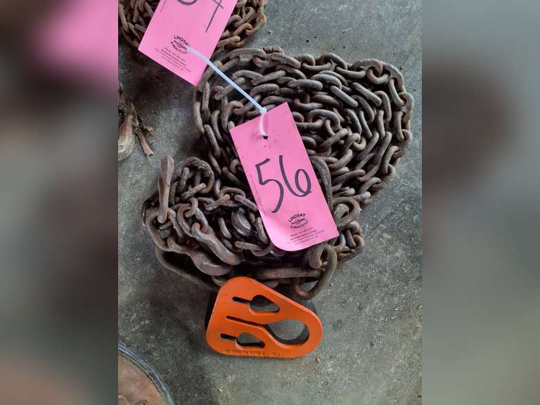 Chains ,some with hooks & other SEE PICS