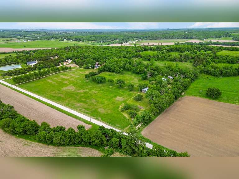 21 picturesque acres with older house