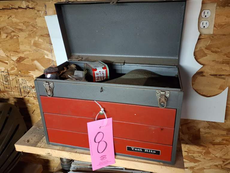 Small tool box with contents SEE PICS