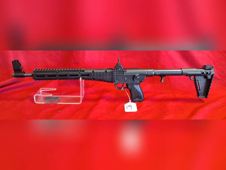 Kel-Tec Mod: Sub2000, 9mm carbine rifle, Ser#: EW719, 1 mag, takes glock mags, 96%