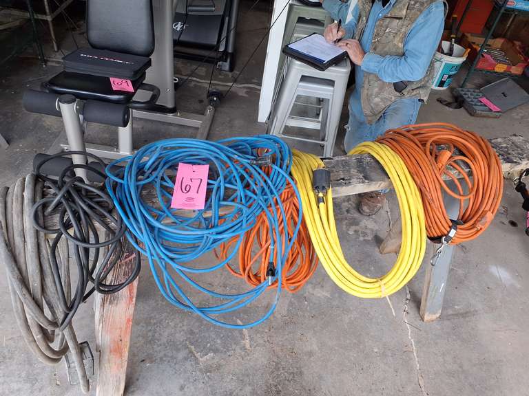Group of extension cords SEE PICS