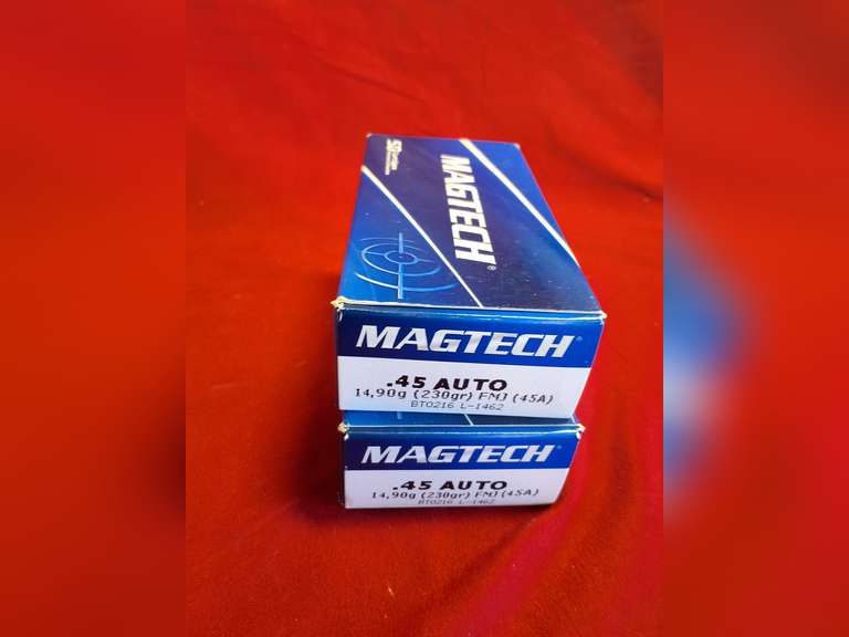 Qty 2 -- Boxes of 100rds 45ACP